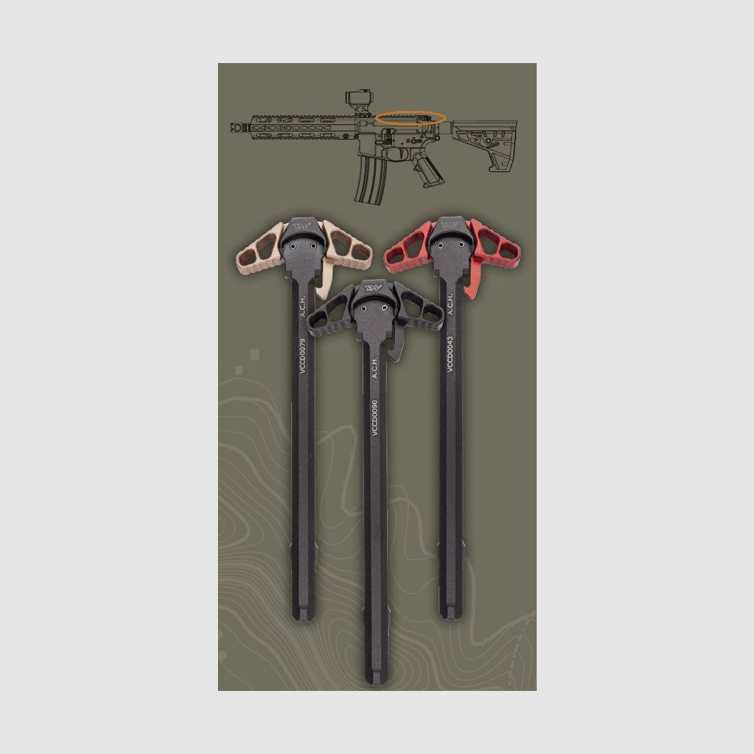 Levier de chargement AR15