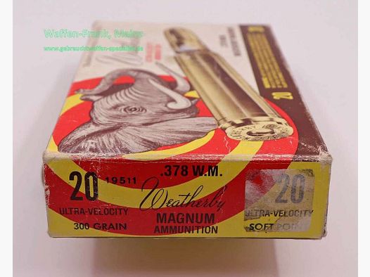 Weatherby - USA Büchsenpatronen .378WBY.Mag