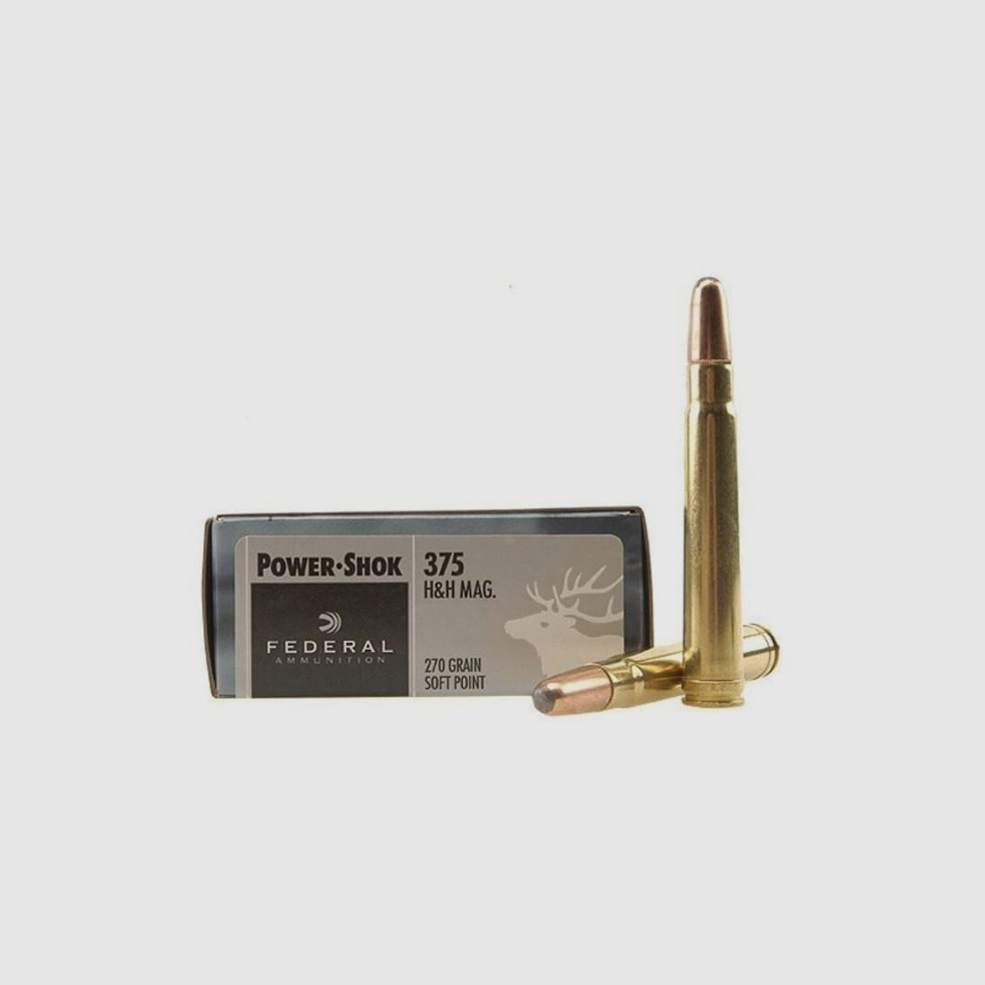 Federal Power-Shok .375 H&H Mag. 270GR JSP 20 cartridges