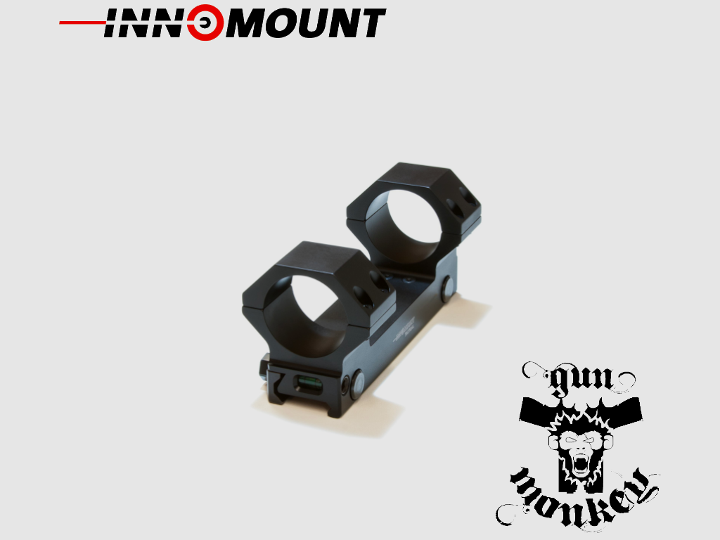 Montage tactique Innomount pour rail Weaver/Picatinny avec anneaux de 34 mm, BH 16 mm, monobloc avec niveau à bulle (63-34-16-00-200), image 3 sur 8