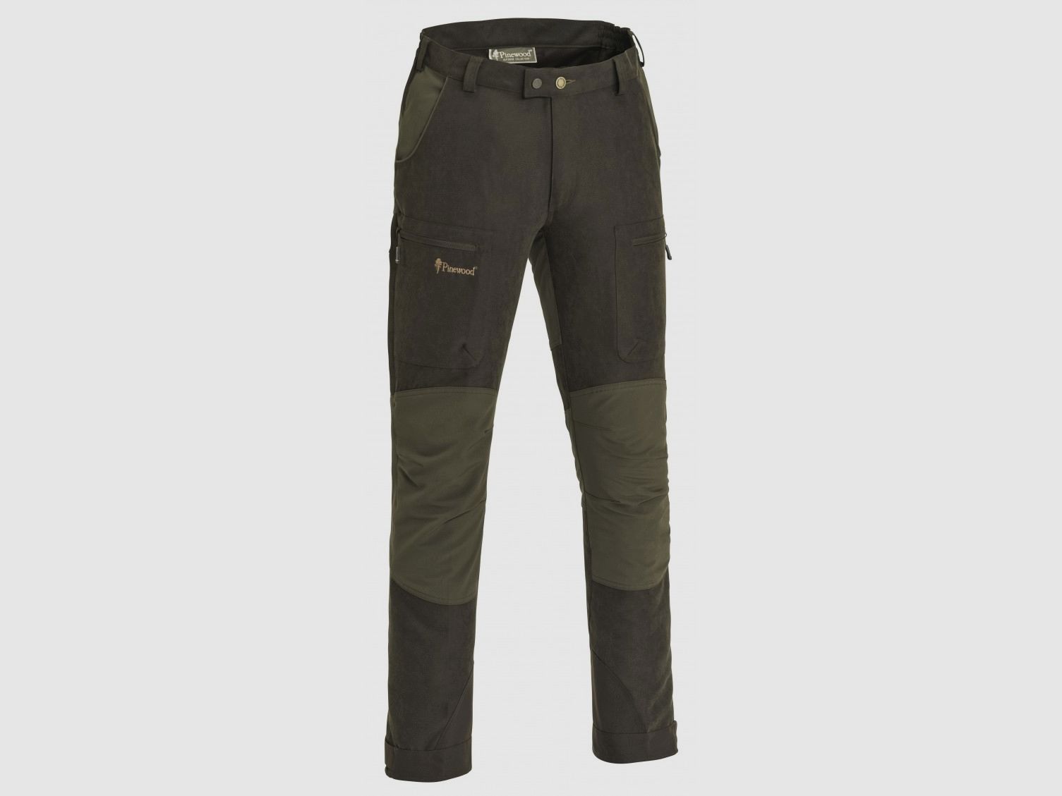 Pantalones PINEWOOD Caribou Hunt Extreme – S.Brown/D.Olive – 5986, imagen 2 de 2