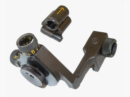 Fábrica de armas de Berna Orig. W&F Diámetro con pequeña abertura iris ajustable, incluido túnel de mira para suizo K31