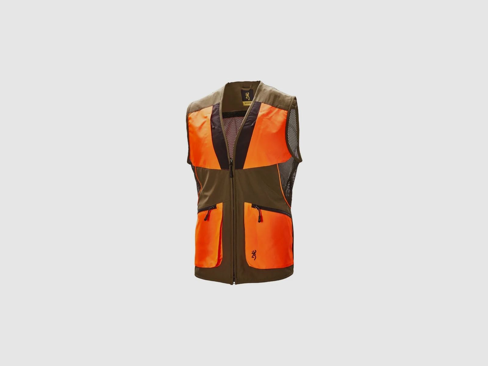 Hunting vest, BROWNING, VELINO, ORANGE BLAZE, L
