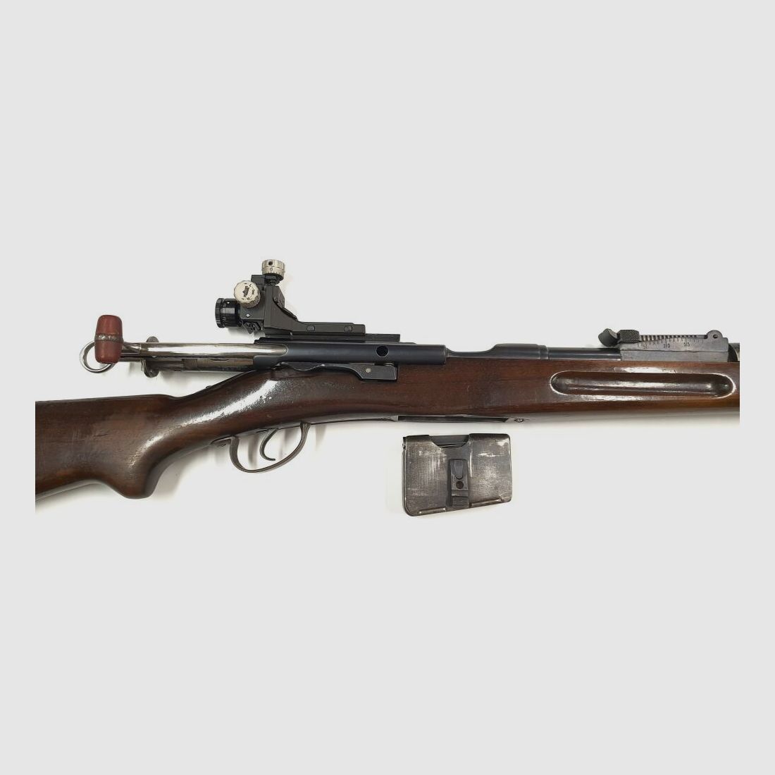 Fabryka broni w Bernie Szwajcarska karabinek G1911 z diopterem i muszką