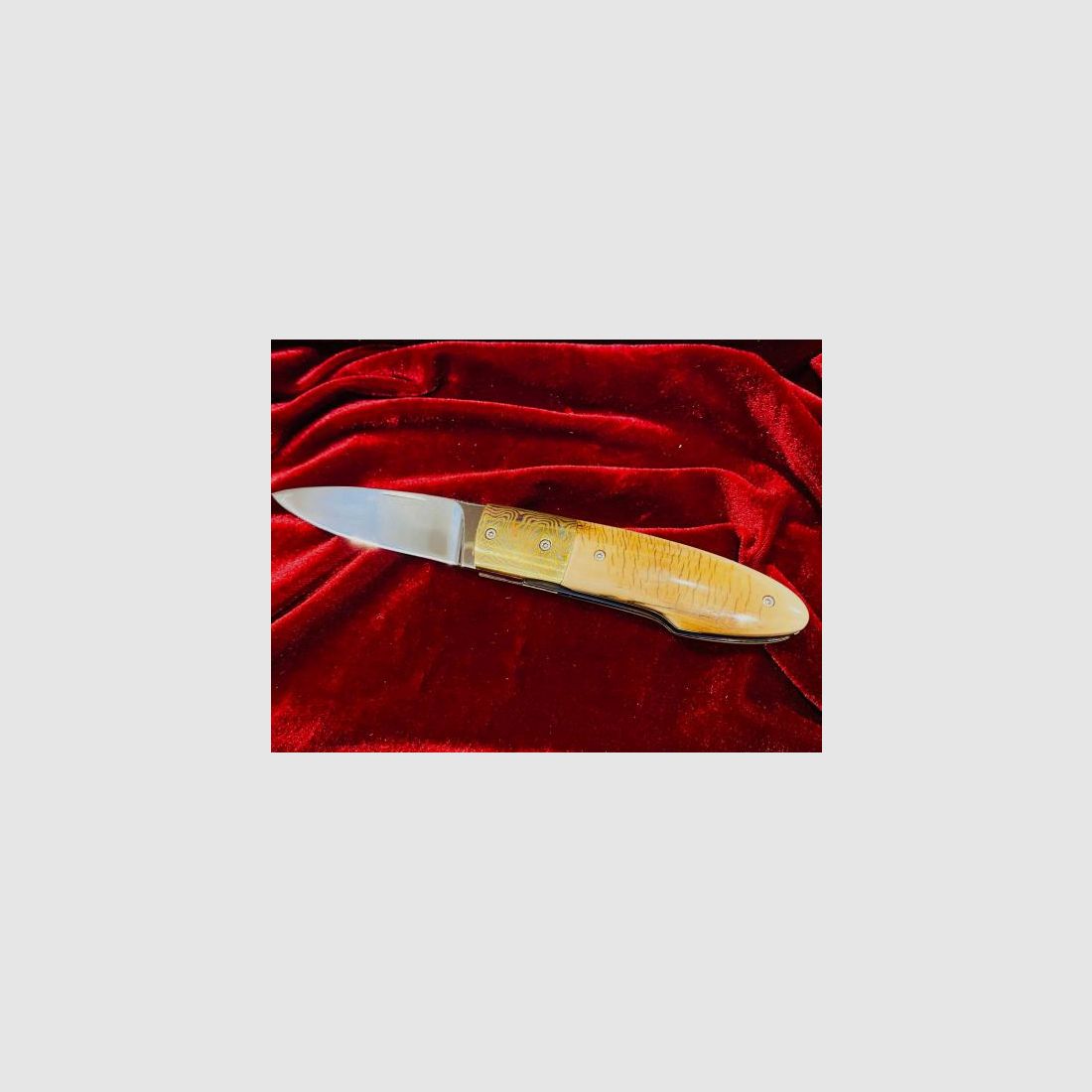 DNC pocket knife Gepard RWL34 mammoth ivory