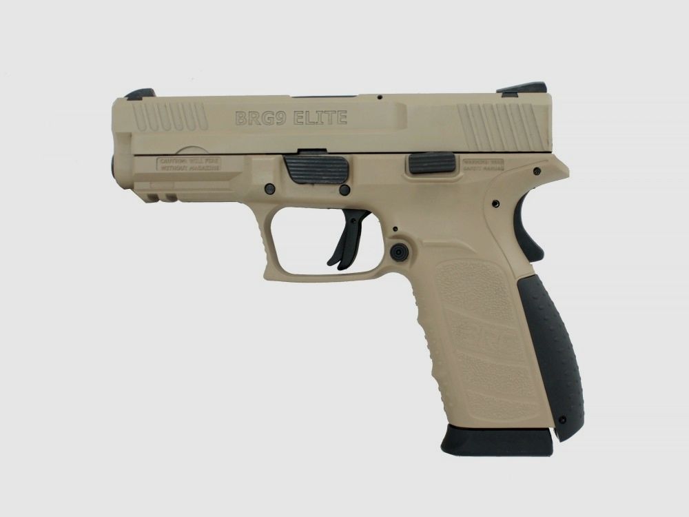 Zelfladend pistool BURGU BRG9 Elite Tan kal. 9×19 met 16-schotsmagazijn, afbeelding 2 van 6