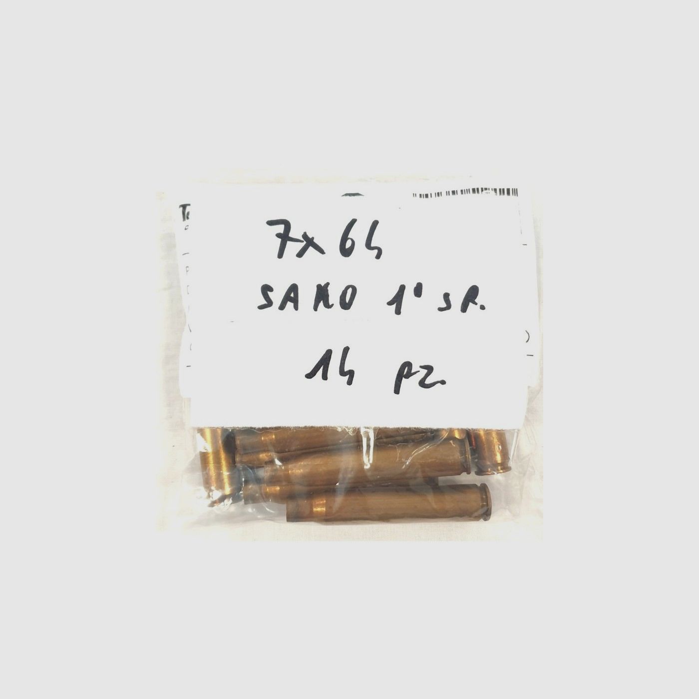 Hülsen 7x64 SAKO gebraucht 1. Schuss Packung 14 Stk.