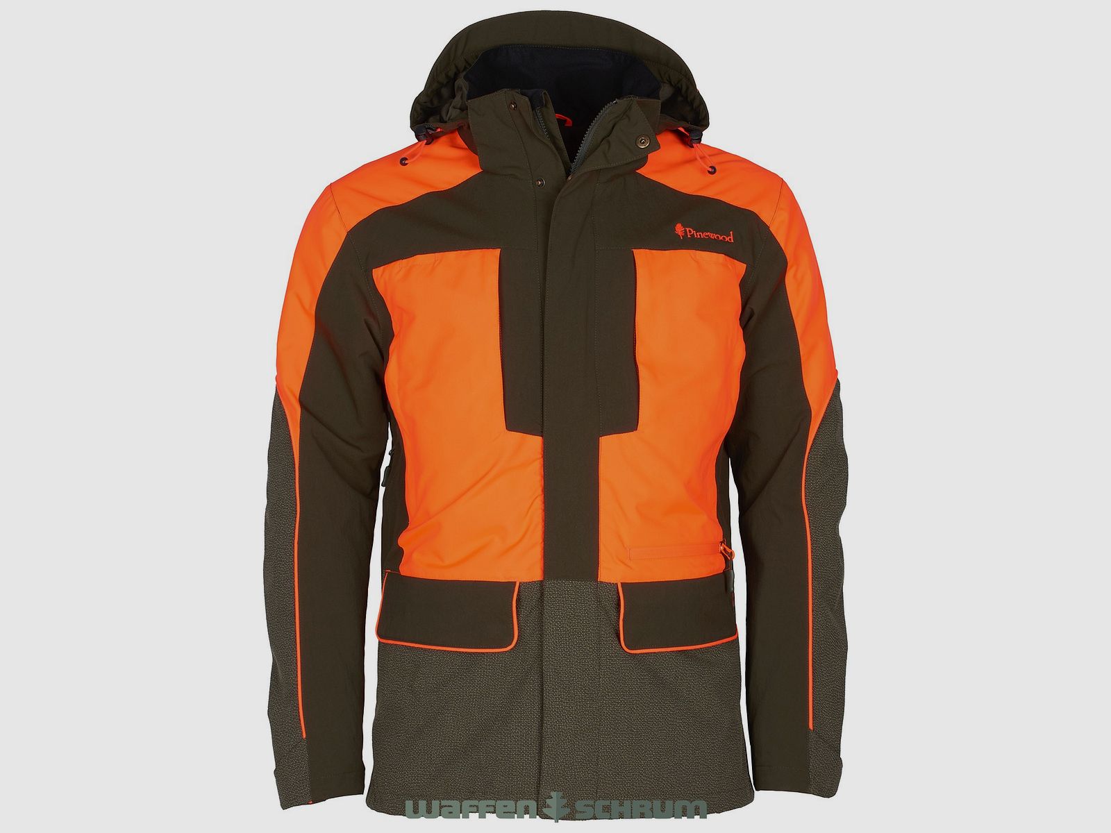 Pinewood Dornenjacke Mossgreen/ Orange
