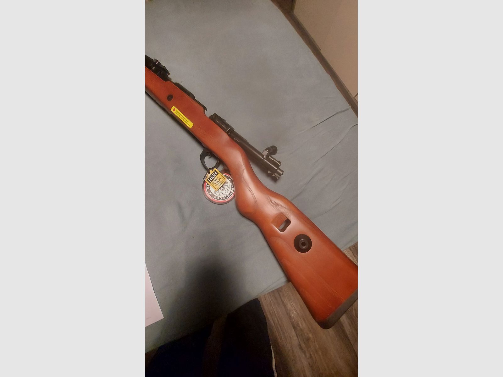 Airsoft K98k 6mm CO2 Gas G&G real wood metal