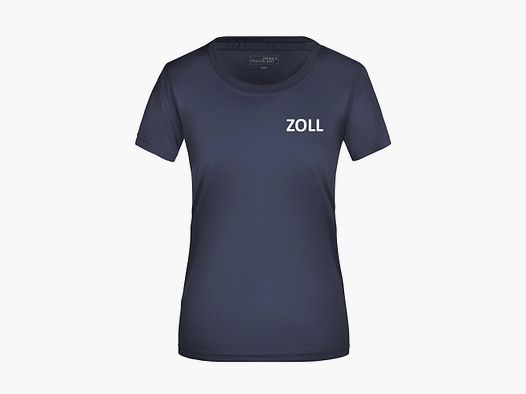 OBRAMO Damen Funktionsshirt ZOLL mit Rückendruck S