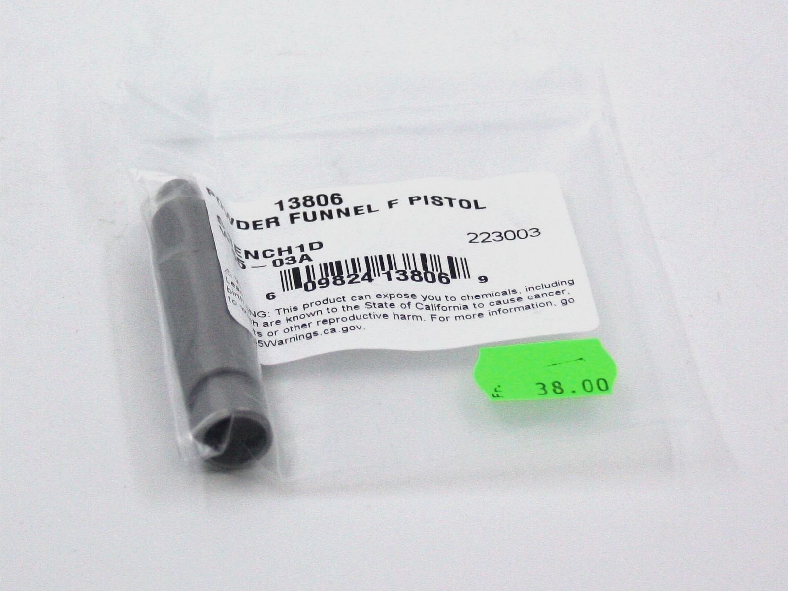 Dillon Powder Funnel F Pistol 13806,