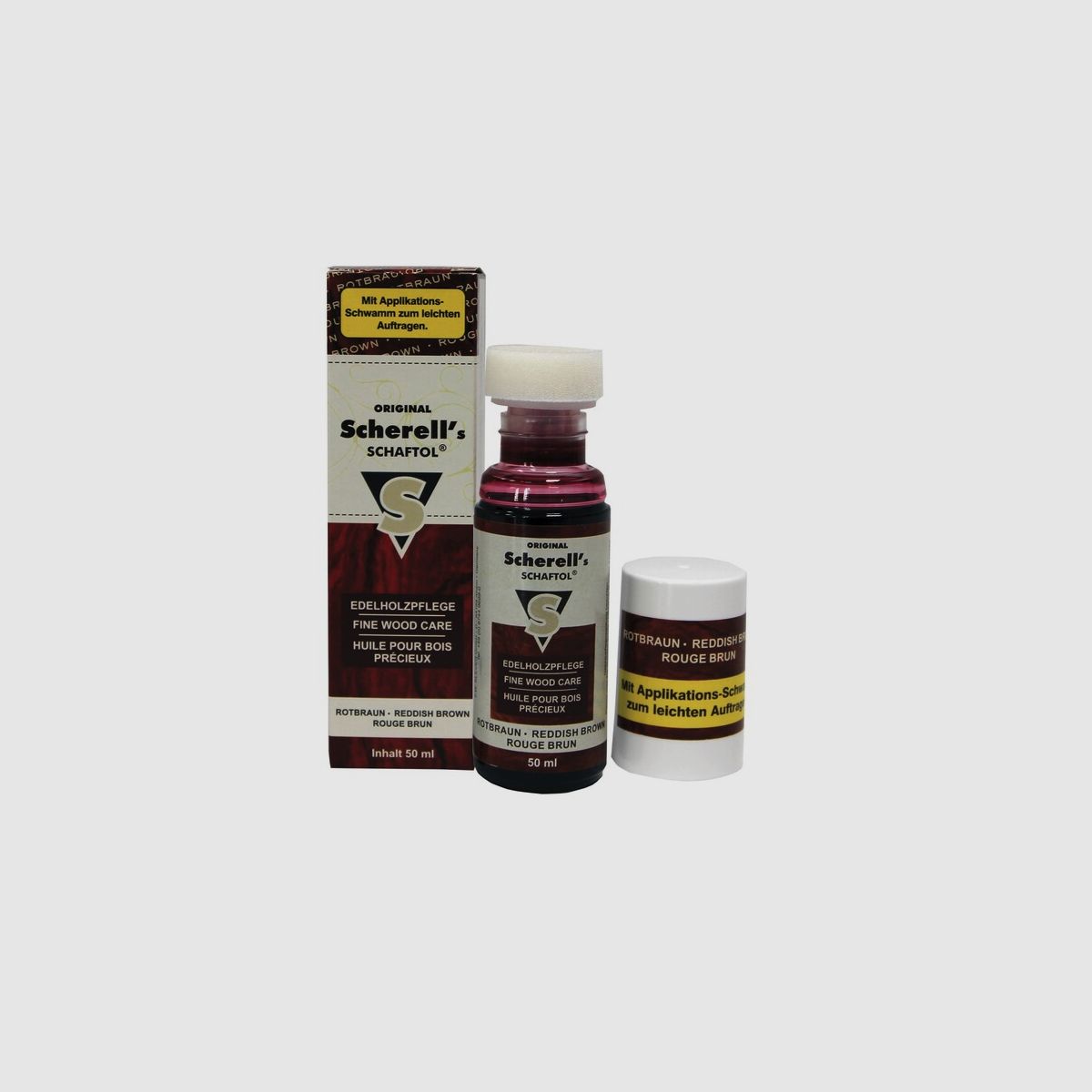 SCHERELL's Schaftöl Rotbraun 50ml