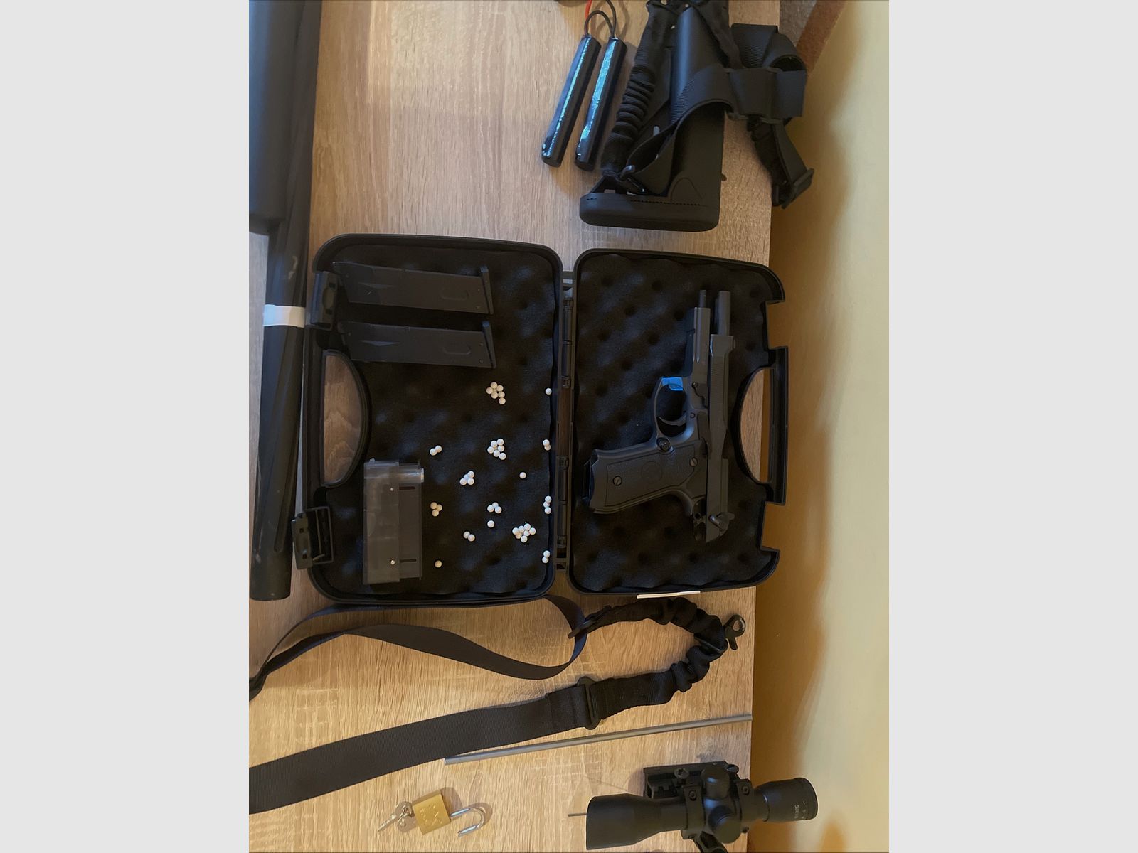 Volledige airsoftverzameling te koop