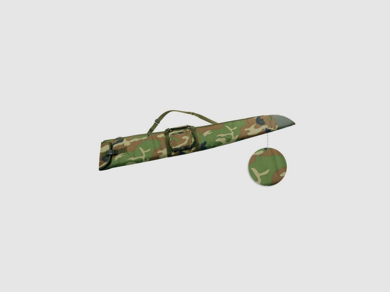 Futteral für Gewehr Chavanne 140 cm Camo Europa mit Tasche
