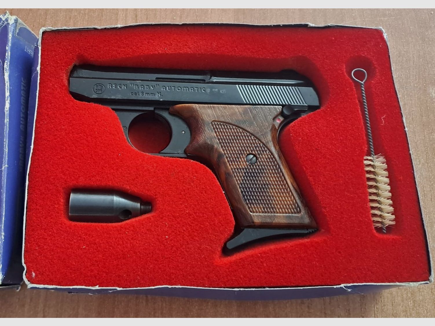 Reck Baby 8 mm Knall nel PTB 386 con accessori nella OVP!