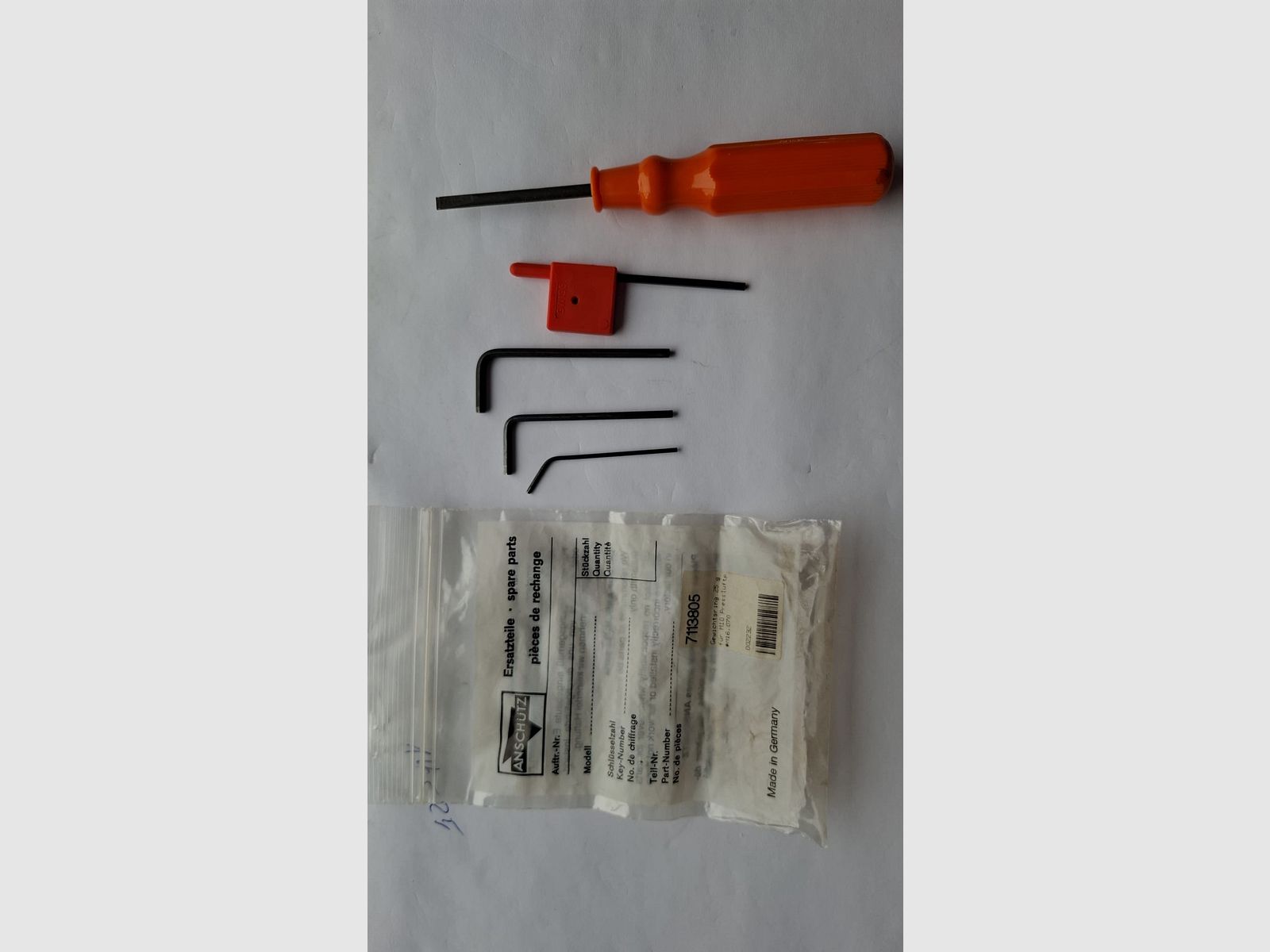 Pistolet à air Anschütz SAM M10 Cal.4,5