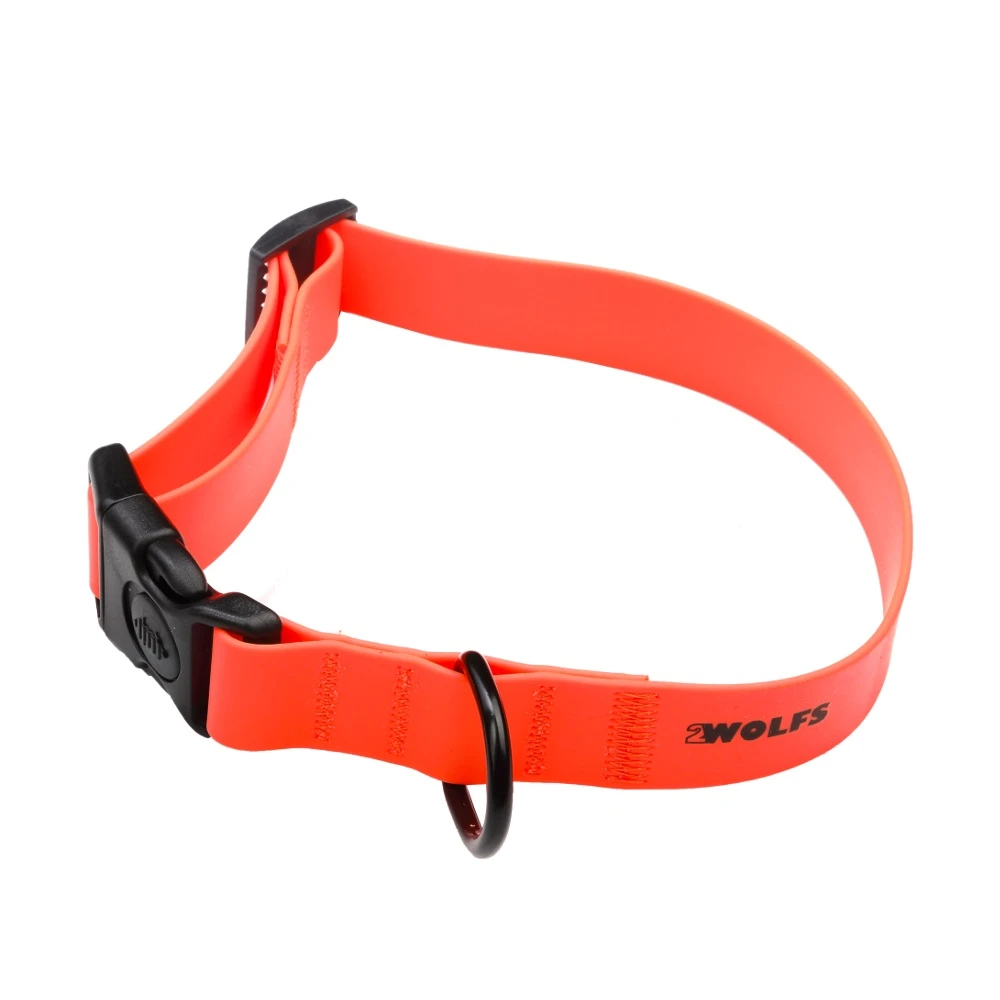 Collare DINGO BioThane® 2Wolfs per cani da caccia, lunghezza 36–53 cm, larghezza 25 mm