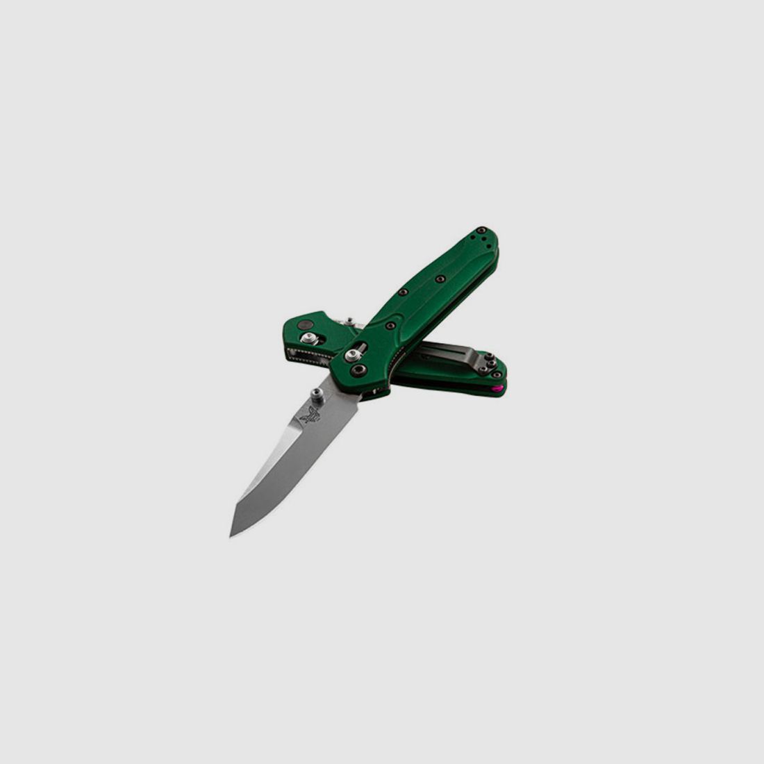 COUTEAU BENCHMADE MINI OSBORNE VERT, image 2 sur 2