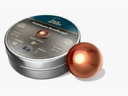 BB H&N round copper-plated pellets 4.40/750