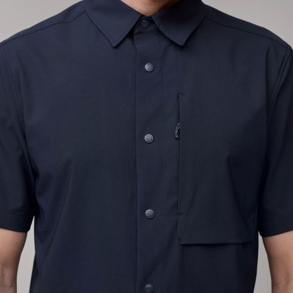 FJÄLLRÄVEN High Coast Pack Shirt SS M Navy