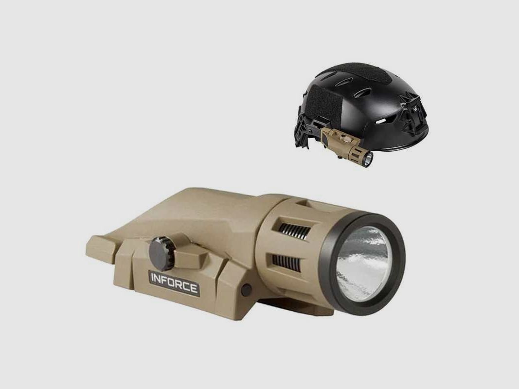 Taktische Lampe für Helm INFORCE HML - FDE, Bild 1 von 10