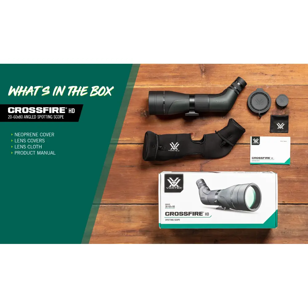 Vortex Crossfire HD 20-60×80 Gehoekt Telescoop, afbeelding 5 van 5