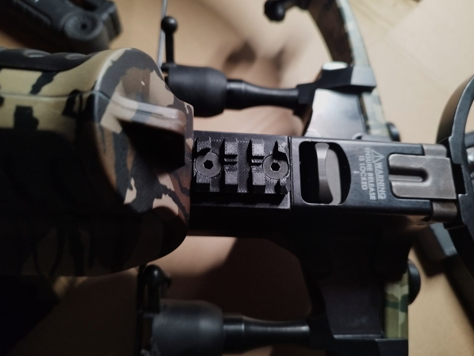 Excalibur Picatinny rail for bipod or accessories