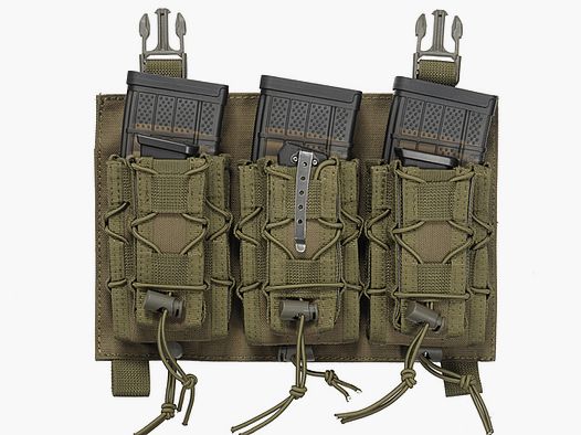 Buckle Up Speed Triple Rifle/Pistol Mag Pouch - Olive