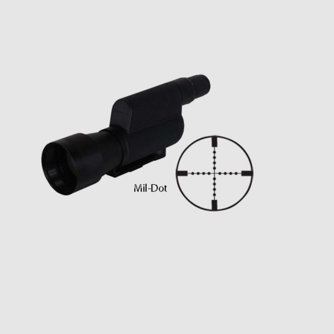Leupold Mark 4 Spotting Scope 20-60x80mm Mil Dot matte black