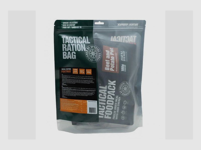 Tactical Foodpack 1 Meal Ration Foxtrott Outdoor-Nahrung 1309 kcal