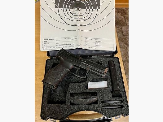 Pistolet komisji H&K SFP 9