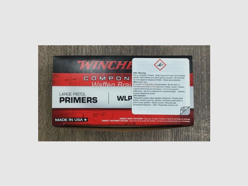 Winchester PRIMER,LARGE REGULAR PISTOL #7 100 Stk