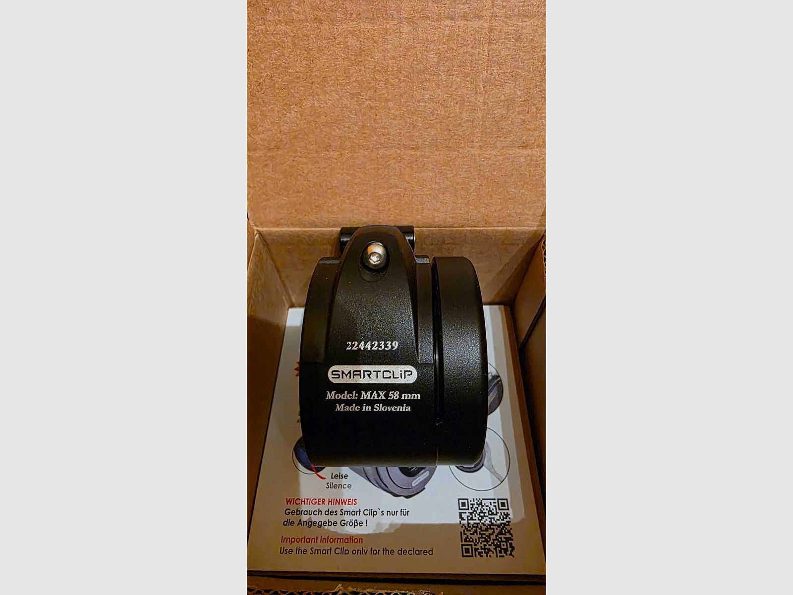 SMARTCLIP AS Adattatore 58mm