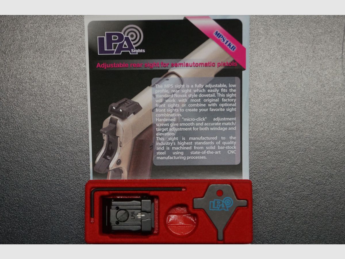 Visée LPA Glock 17 Arrière, image 1 sur 2
