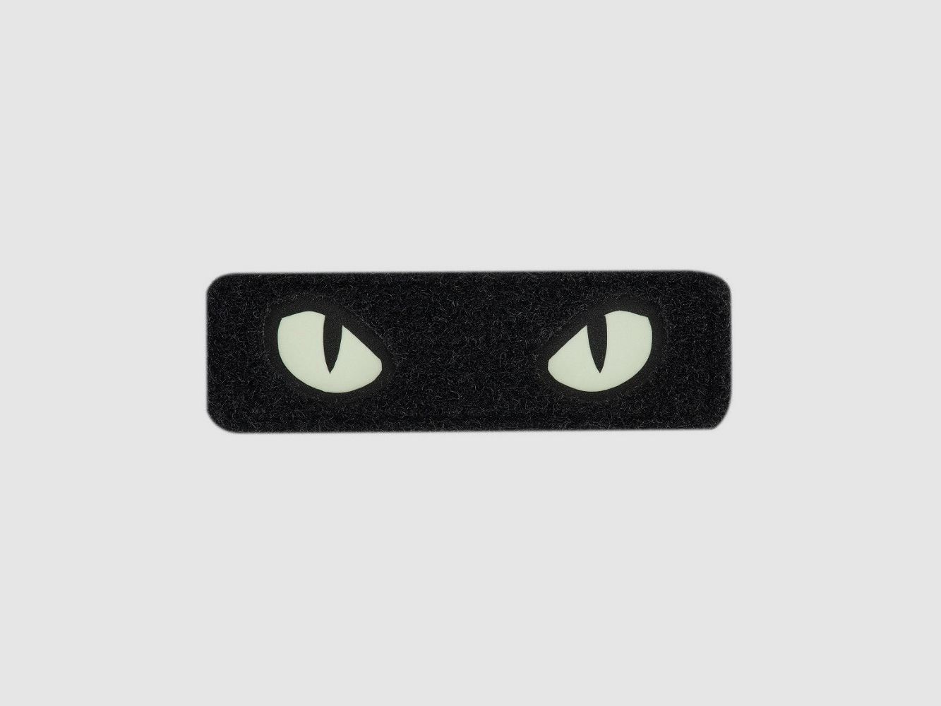 Cat Eyes Patch Hook-and-Loop Laser Cut black, image 1 of 2