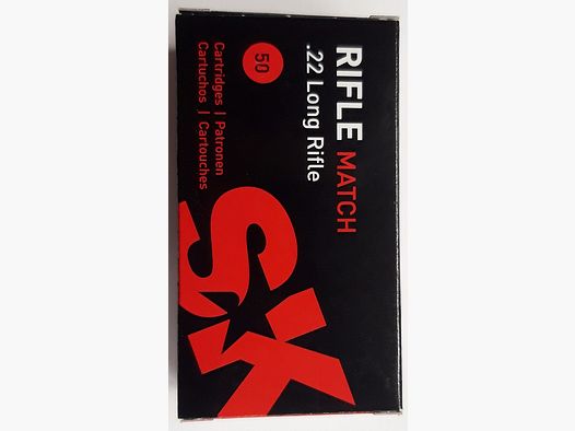 SK-Munition Rifle Match .22 lfB KK cartridges