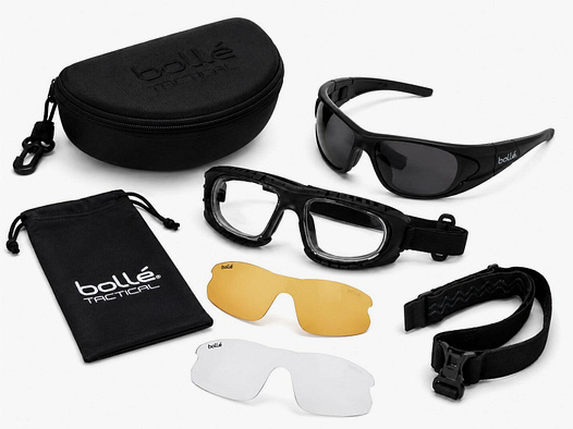 Mil-Tec Tactical Glasses Bollé Raider M.3 #15649000 | Safety Glasses with Interchangeable Lenses