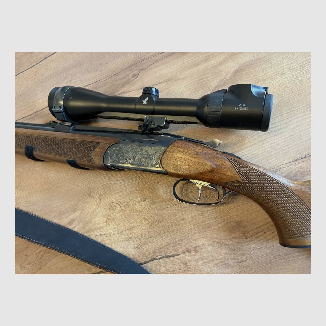 CZ Brünner 502.3 inkl. Swarovski Z6i 2-12x50 mit Schiene und Schwenkmontage 7x65R 12/70 inkl. Bockdoppel-Wechsellauf 12/70