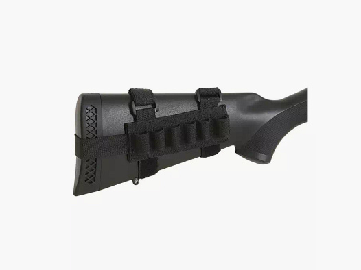 Shotgun Buttstock Shell Holder (Schwarz)