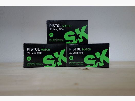 SK Pistol Match .22lr 500 disparos