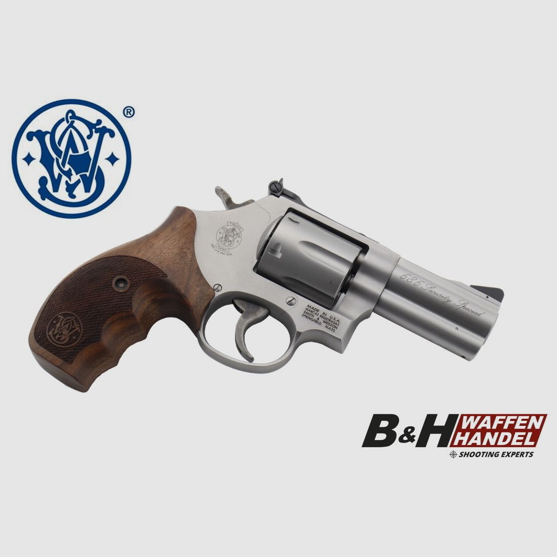 Neuwaffe: Smith & Wesson 686 Security Special 3" Jagd Revolver .357Mag. S&W Finanzierung möglich