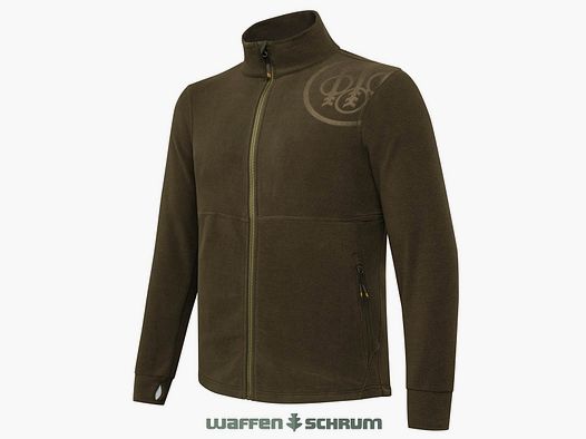 Beretta Fleece Jacket HP Logo Green Moss