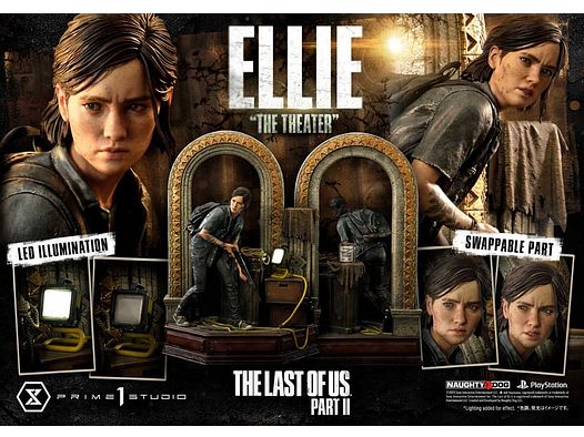 The Last of Us Part II Ultimate Premium Masterline Series Statue 1/4 Ellie "The Theater" Bonus Version 58 cm | 43057