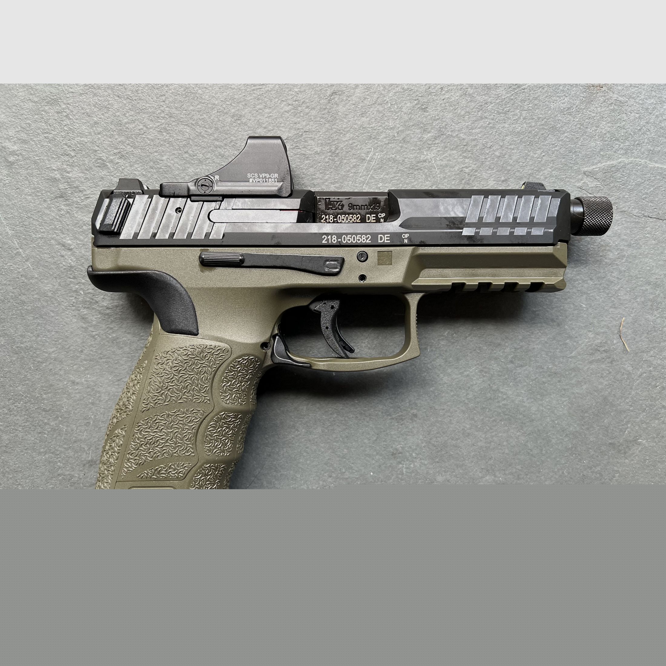 Heckler&Koch SFP9 SF SD OR Natogrün (Set mit SCS-VP9-GR)