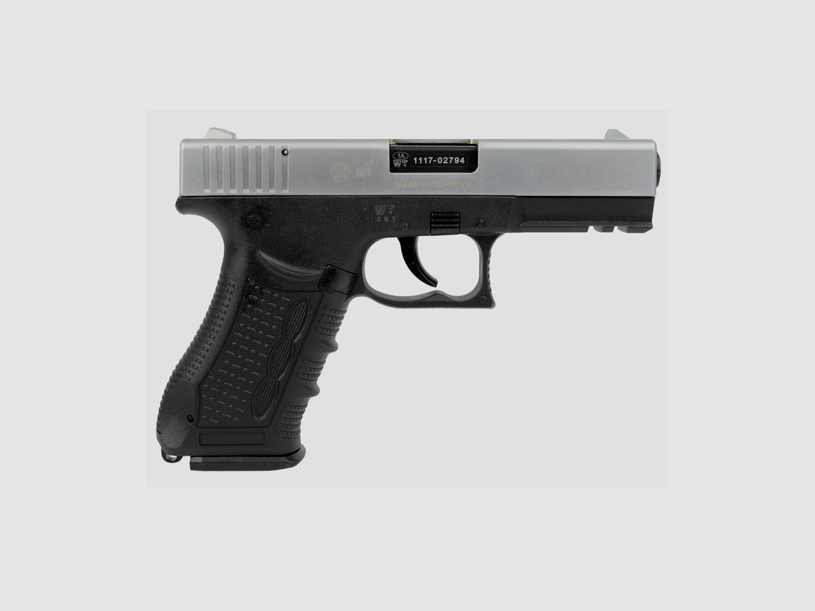 ZORAKI 917 Schreckschuss Pistole 9mm P.A.K. Chrom Matt