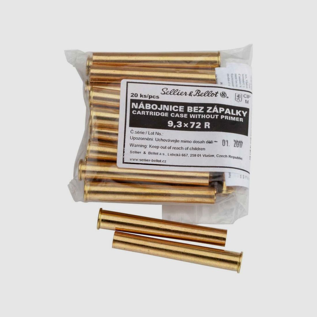 S&B casquillos 9.3x72 R