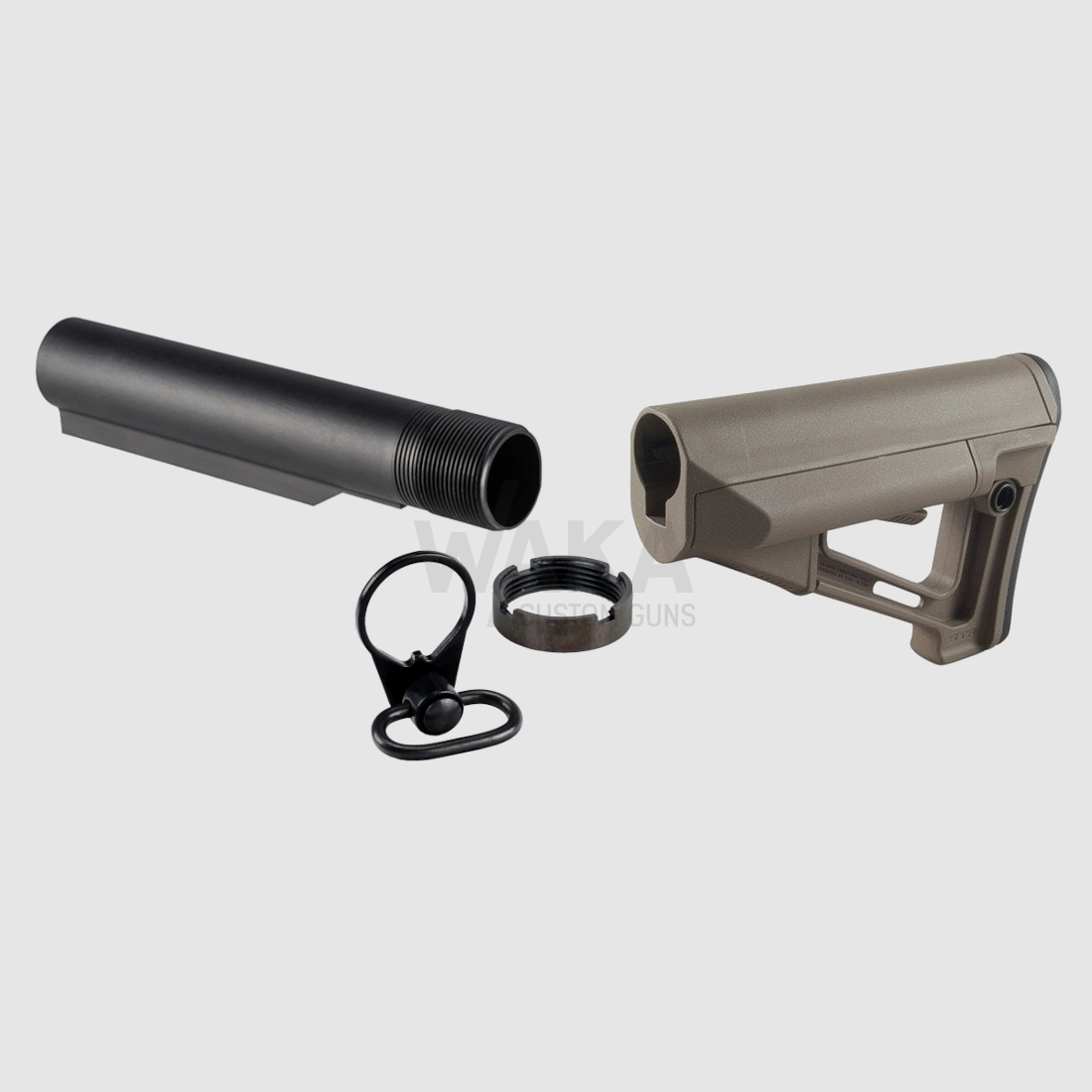 Magpul STR Kit op M4 Adapter, FDE bruin, afbeelding 1 van 5