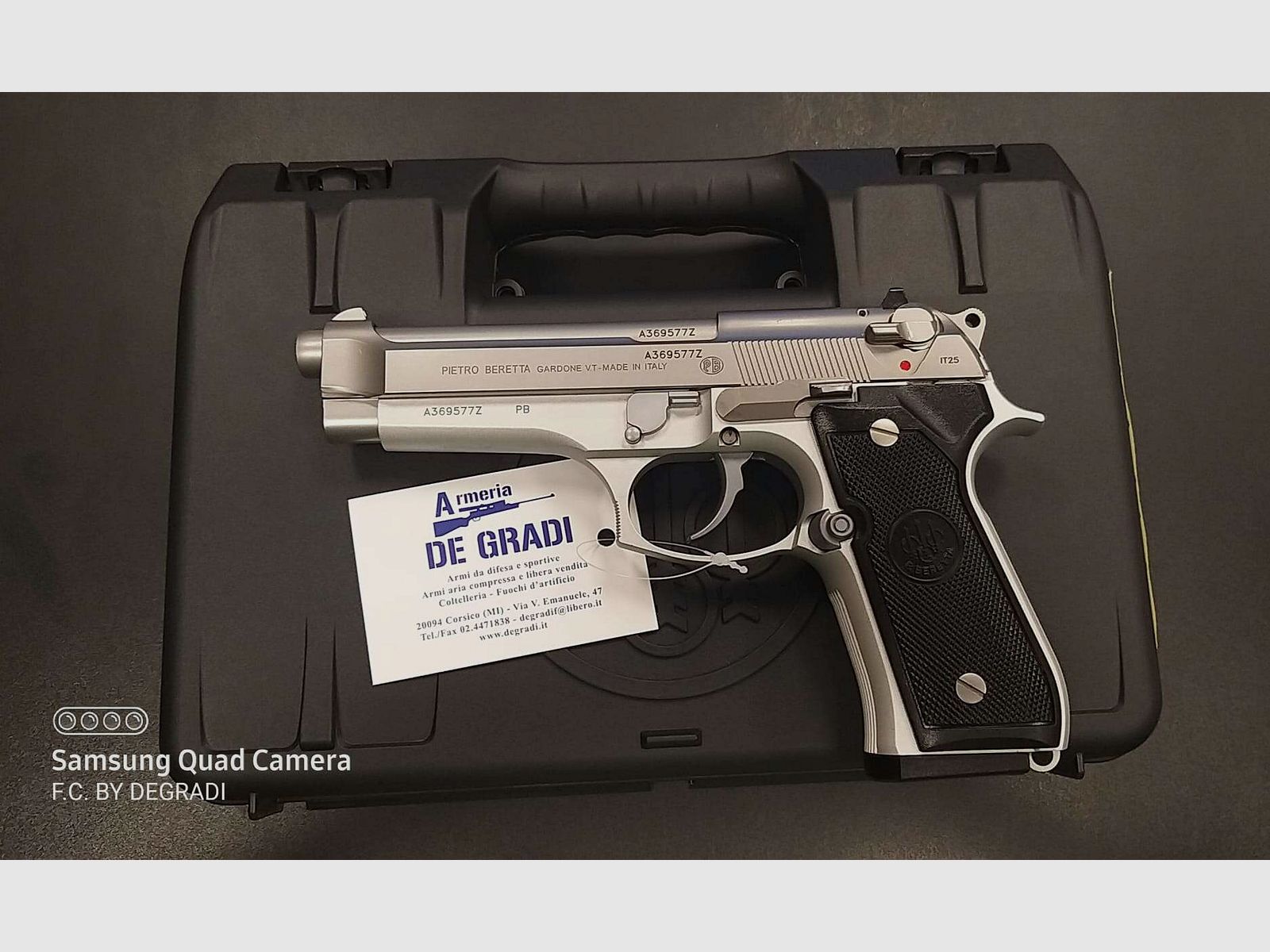 BERETTA 92 FS 9×19 INOX, billede 1 af 4