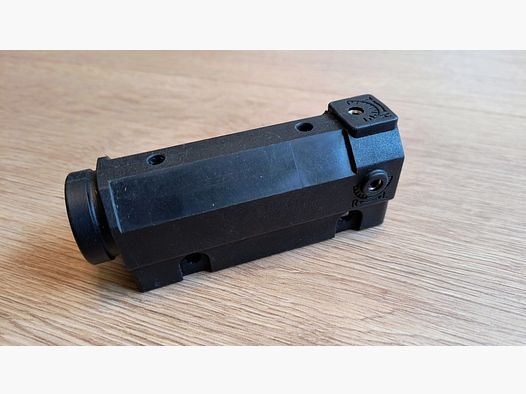 Carcasa original de Heckler und Koch para la instalación de la óptica de puntería Hensoldt para el HK G36, SL8, SL-8
