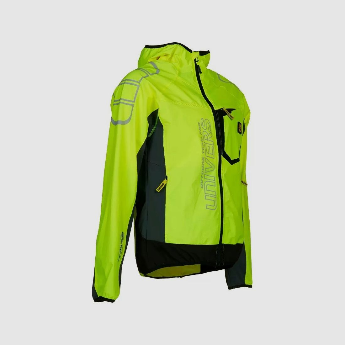 Outdoor Cardigan Courmayeur Geel Zwart, afbeelding 5 van 5